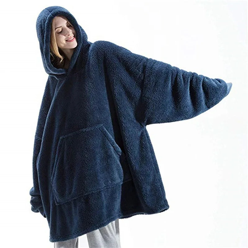 Fleece Hoodie Blanket