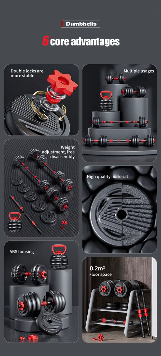 FlexFit Adjustable Home Dumbbell Set