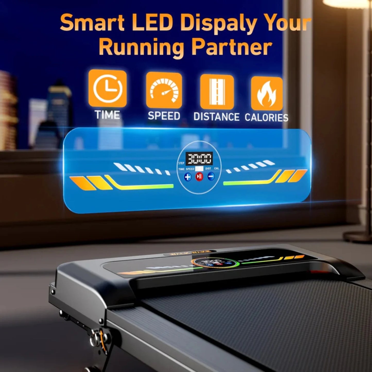 StrideLift Compact Incline Walking Treadmill