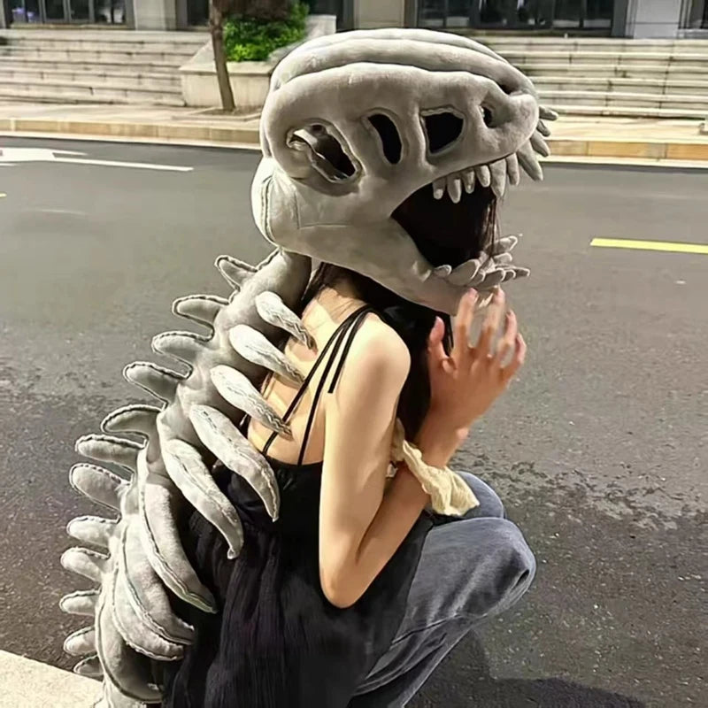 Dino Skeleton Plush Costume