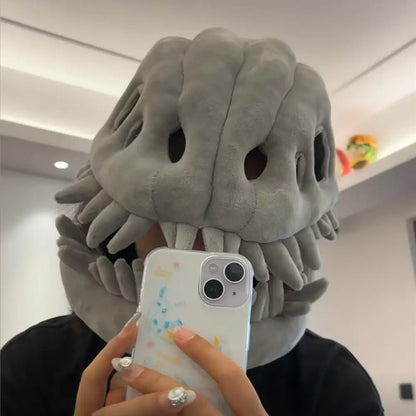 Dino Skeleton Plush Costume