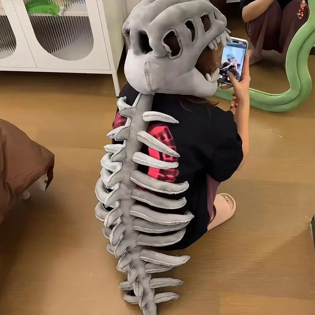 Dino Skeleton Plush Costume