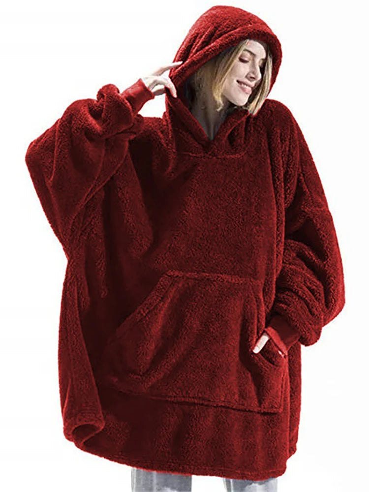 Fleece Hoodie Blanket