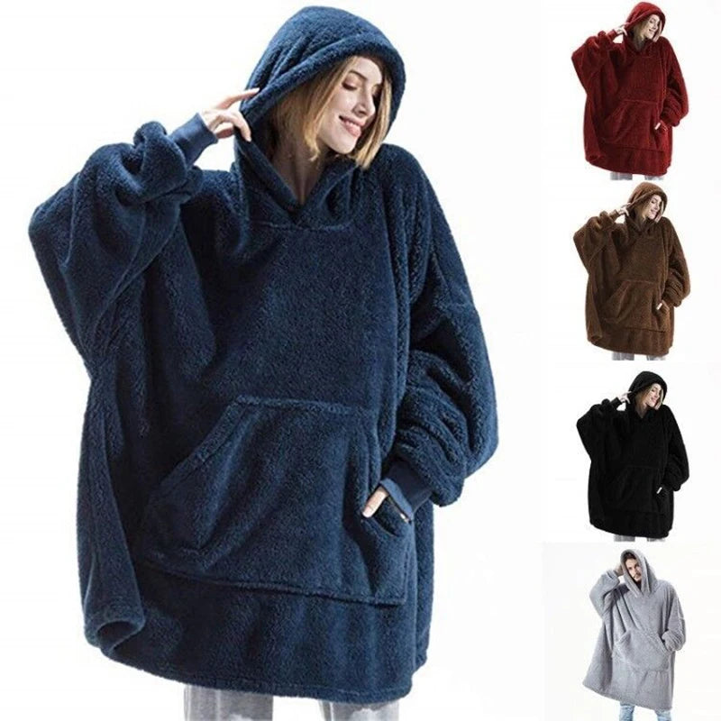 Fleece Hoodie Blanket