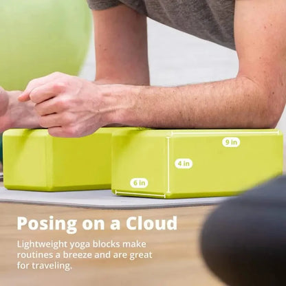 Pro EVA Foam Yoga Block Set