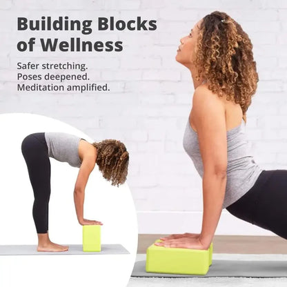 Pro EVA Foam Yoga Block Set