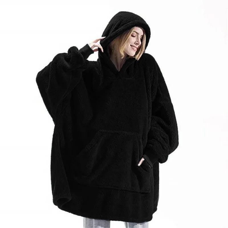 Fleece Hoodie Blanket